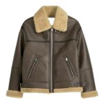 Giubotto pelle con pelliccia